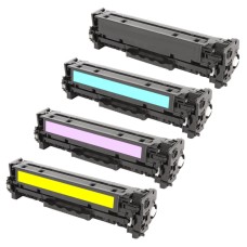 4 Pack - Compatible 718 BCMY Toner Multipack for Canon Printers