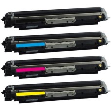 4 Pack - Compatible 729 BCMY Toner Multipack for Canon Printers