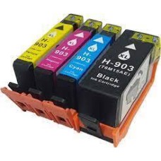 4 Pack - Compatible 903XL BCMY Ink Multipack for HP Printers