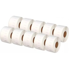 10 Pack - Compatible 99012 S0722400 Label Roll WITH CHIP To Fit Dymo 550, 550 Turbo and 5XL