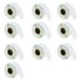 10 Pack - Compatible 99012 S0722400 Label Roll WITH CHIP To Fit Dymo 550, 550 Turbo and 5XL