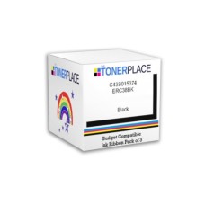 Compatible C43S015374 Black Ribbon for Epson Printers