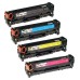 4 Pack - Compatible 304A Multipack CC530A/CC531A/CC532A/CC533A BCMY Toner for HP Printers