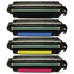 4 Pack - Compatible 504X Multipack CE250X/CE251A/CE252A/CE253A BCMY Toner for HP Printers