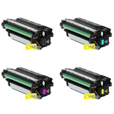 5 Pack - Compatible 504X Multipack CE250X/CE251A/CE252A/CE253A BBCMY Toner + Extra Black for HP Printers