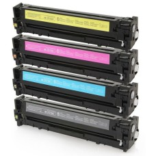 4 Pack - Compatible 131X Multipack CF210X/CF211A/CF212A/CF213A BCMY Toner for HP Printers