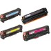 5 Pack - Compatible 131X Multipack CF210X/CF211A/CF212A/CF213A BBCMY Toner + Extra Black for HP Printers