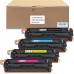 4 Pack - Compatible 201A Multipack CF400A/CF401A/CF402A/CF403A BCMY Tonerfor HP Printers