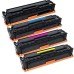 4 Pack - Compatible 410A Multipack CF410A/CF411A/CF412A/CF413A BCMY Toner for HP Printers