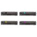 5 Pack - Compatible 203A Multipack CF540A/CF541A/CF542A/CF543A BBCMY Toner + Extra Black for HP Printers