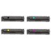 4 Pack - Compatible 203X Multipack CF540X/CF541X/CF542X/CF543X Hi Capacity BCMY Toner for HP Printers