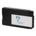 4 Pack - Compatible 711 CZ12/13 Dye BCMY Ink Multipack for HP Printers
