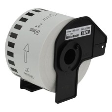 Compatible DK22223 Continuous Paper Label Roll White 50mm x 30.48m for Brother Thermal Printers