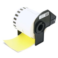 Compatible DK22606 Continuous Film Label Tape Yellow 62mm x 15.24m for Brother Thermal Printers