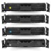 4 Pack - Compatible 220A Multipack W2200A/W2201/W2202/W2203 BCMY Toner for HP Printers
