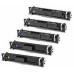 4 Pack - Compatible 220X Multipack W2200X/W2201/W2202/W2203 BCMY Toner for HP Printers