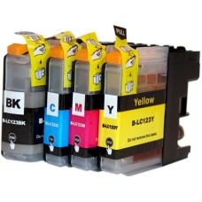 5 Pack - Compatible LC123VALBP BBCMY Ink Multipack + Extra Black for Brother Printers
