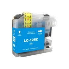 Compatible LC125XLC Cyan Ink Cartridge for Brother Printers