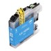 Compatible LC125XLC Cyan Ink Cartridge for Brother Printers