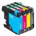 5 Pack - Compatible LC223VALBP BCMY Ink Multipack + Extra Black for Brother Printers