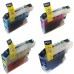 5 Pack - Compatible LC223VALBP BCMY Ink Multipack + Extra Black for Brother Printers