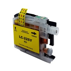 Compatible LC225XLY Yellow Ink Cartridge for Brother Printers