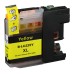 Compatible LC225XLY Yellow Ink Cartridge for Brother Printers