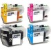 4 Pack - Compatible LC3219 XL BCMY Hi Cap VALBP Ink Multipack for Brother Printers
