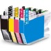 5 Pack - Compatible LC421 BBCMY Ink Cartridge Multipack of 5 for Brother Printers