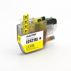 Compatible LC421XLY Yellow Ink Cartridge for Brother Printers