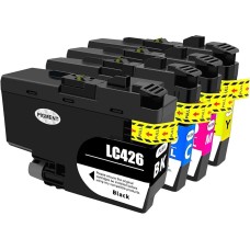 4 Pack - Compatible LC426 BCMY Ink Cartridge Multipack of 4 for Brother Printers