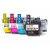 4 Pack - Compatible LC427 BCMY Ink Cartridge Multipack of 4 for Brother Printers