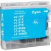 Compatible LC970 LC1000C Cyan Ink Cartridge for Brother Printers