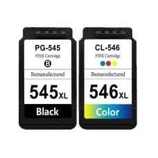Twin Pack - Compatible PG-545XL CL-546XL B/CMY Ink Multipack for Canon Printers