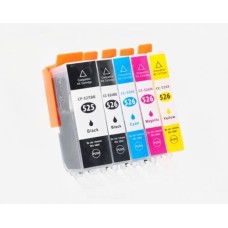 5 Pack - Compatible PGi-525 CLi-526 BBCMY Ink Multipack for Canon Printers