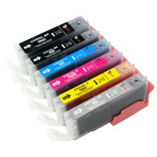 5 Pack - Compatible PGi-550XL CLi-551XL BBCMY Ink Hi Cap Multipack for Canon Printers