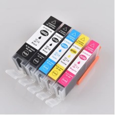 5 Pack - Compatible PGi-580XXL CLi-581XXL BBCMY Hi Cap Ink Multipack for Canon Printers