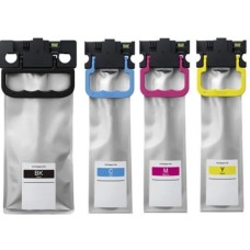 4 Pack - Compatible T01C1/C2/C3/C4 BCMY Hi Cap Ink Multipack for Epson Printers