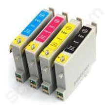 4 Pack - Compatible T0615 BCMY Ink Multipack - Teddybear for Epson Printers