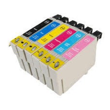 6 Pack - Compatible T0807 BCMY Ink Multipack - Hummingbird for Epson Printers