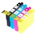 4 Pack - Compatible T1295 BCMY Ink Multipack - Apple for Epson Printers