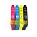 4 Pack - Compatible 16XL T1636 BCMY Hi Cap Ink Multipack - Pen and Crossword for Epson Printers