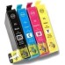 4 Pack - Compatible 16XL T1636 BCMY Hi Cap Ink Multipack - Pen and Crossword for Epson Printers