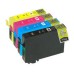 4 Pack - Compatible 16XL T1636 BCMY Hi Cap Ink Multipack - Pen and Crossword for Epson Printers