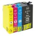 4 Pack - Compatible 27XL T2715  BCMY Hi Cap Ink Multipack - Alarm Clock for Epson Printers