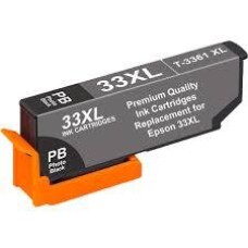 Compatible 33XL T3361 Photo Black Ink Cartridge for Epson Printers C13T33614012