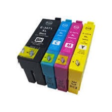 4 Pack - Compatible 34XL T3476  BCMY Hi Cap Ink Multipack - Golf Ball for Epson Printers