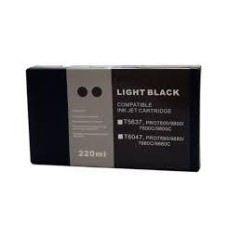 Compatible T5637 Light Black Ink Cartridge for Epson Printers C13T563700