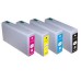 4 Pack - Compatible T7015 XXL BCMY Extra Hi Cap Dye Ink Multipack - Pyramid for Epson Printers