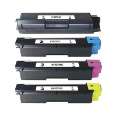 4 Pack - Compatible TK5270 BCMY Toner Multipack for Kyocera Printers